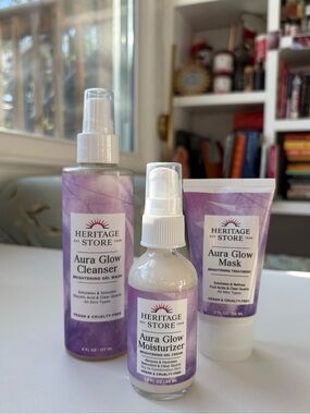 Heritage Store Aura Glow Skincare Bundle